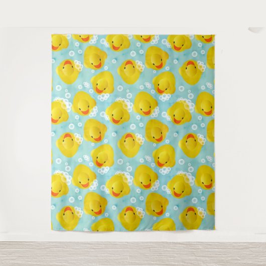 Tenture Motif de bain canards en caoutchouc (Devant)