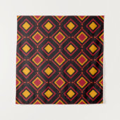 Tenture Motif de batik sans couture kawung mobile. Broderi (Devant (Horizontal))