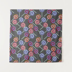 Tenture Motif de bonbons Motif de sucettes sucette 27