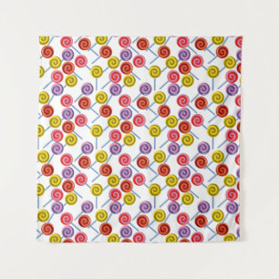 Tenture Motif de bonbons   motif Lollies   lollipop 2