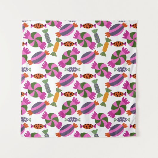 Tenture Motif de bonbons | motif Lollies | lollipop 6 (Devant)