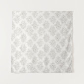 Tenture Motif de bouquet de ligne botanique (Devant (Horizontal))
