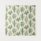 Tenture Motif de cactus de désert d'étape | de Geo de (Devant (Horizontal))