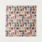 Tenture motif de cadeau de Noël (Devant)