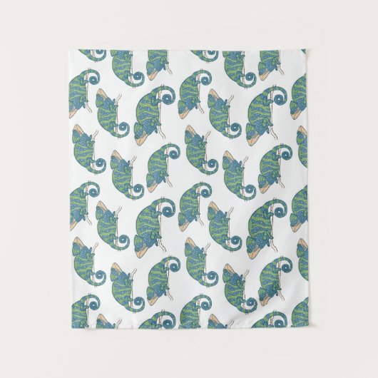 Tenture Motif de caméléon (Devant)