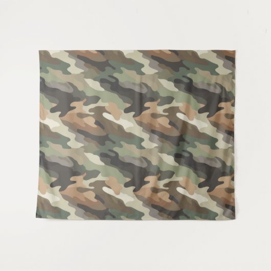 Tenture Motif de camouflage classique décoration murale (Devant (Horizontal))
