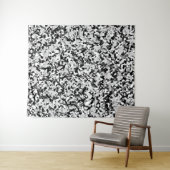 Tenture Motif de camouflage gris blanc arctique noir (En situation (horizontale))