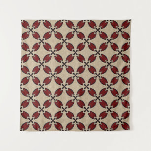 Tenture Motif de carreaux géométriques colorés et transpar