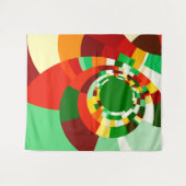 Tenture Motif de cercles abstraits (Devant (Horizontal))