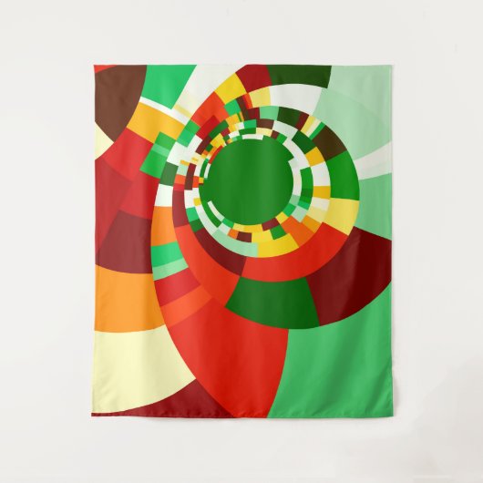 Tenture Motif de cercles abstraits (Devant)