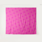 Tenture Motif de cercles roses chauds (Devant (Horizontal))
