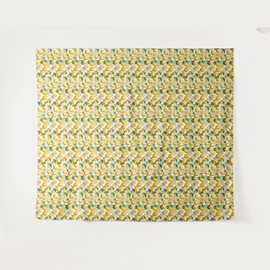 Tenture Motif de citron frais (Devant (Horizontal))