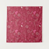 Tenture Motif de coeur (Devant (Horizontal))