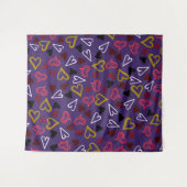 Tenture Motif de coeur 32 (Devant (Horizontal))