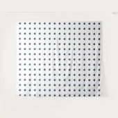 Tenture Motif de cœur bleu (Devant (Horizontal))