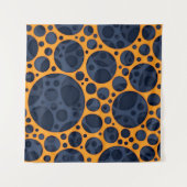 Tenture Motif de conception de trous de lave Abstraits (Devant (Horizontal))