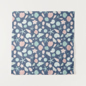 Tenture motif de coquillages (Devant (Horizontal))