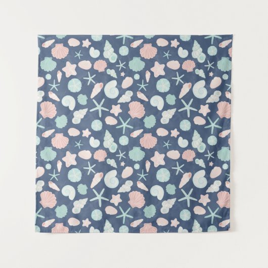 Tenture motif de coquillages (Devant)
