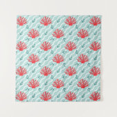 Tenture Motif de corail rouge (Devant (Horizontal))