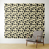 Tenture Motif de couleur de peau de vache animale (En situation (horizontale))