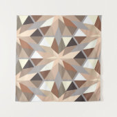 Tenture Motif de couleurs naturelles géométriques (Devant)