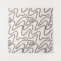 Motif de coup de pinceau minimaliste Japandi en cr