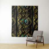 Tenture Motif de design Aztec deux (En situation)