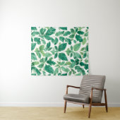 Tenture Motif de feuillage vert luxuriant (En situation (horizontale))