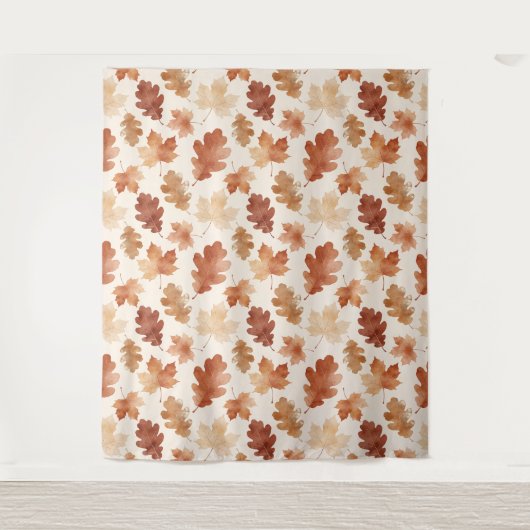 Tenture Motif de feuille d'automne confortable (Devant)