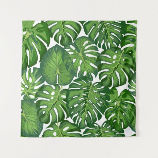 Tenture Motif de feuilles (Devant)