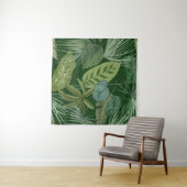 Tenture Motif de feuilles (En situation (horizontale))