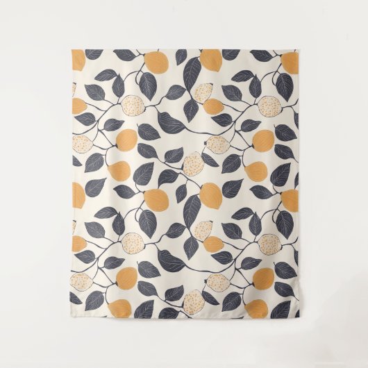 Tenture motif de figues (Devant)