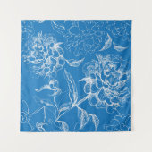 Tenture Motif de fleurs (Devant (Horizontal))
