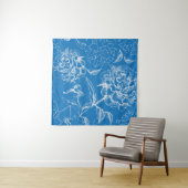Tenture Motif de fleurs (En situation (horizontale))