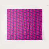Tenture motif de fleurs (Devant (Horizontal))