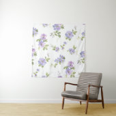 Tenture Motif de fleurs (En situation)