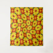 Tenture Motif de fleurs d'or (Devant)