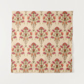 Tenture motif de fleurs mughless transparent (Devant)