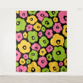 Tenture Motif de fleurs sauvages (Devant)
