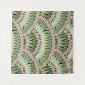 Tenture Motif de fleurs tropicales peintes à la main (Devant (Horizontal))