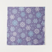 Tenture Motif de flocon de neige	 (Devant (Horizontal))
