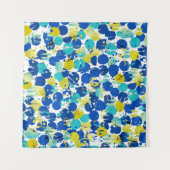 Tenture motif de fond abstrait sans couture, avec éclabous (Devant (Horizontal))
