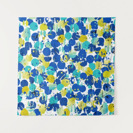 Tenture motif de fond abstrait sans couture, avec éclabous (Devant)