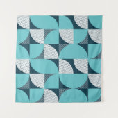 Tenture Motif de forme géométrique sans couture (Devant (Horizontal))