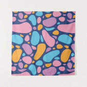 Tenture motif de formes colorées Abstraites (Devant (Horizontal))