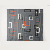 Tenture Motif de formes géométriques du milieu du siècle (Devant (Horizontal))