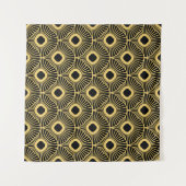 Tenture Motif de formes vintage (Devant (Horizontal))