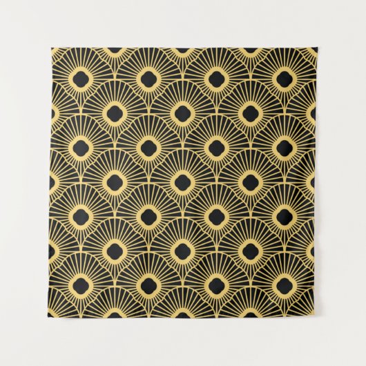 Tenture Motif de formes vintage (Devant)