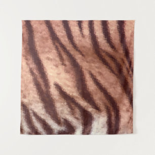 Tenture motif de fourrure de tigre à faible teneur en poly