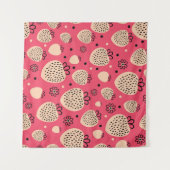 Tenture Motif de fraise rose : design doux et homogène (Devant (Horizontal))